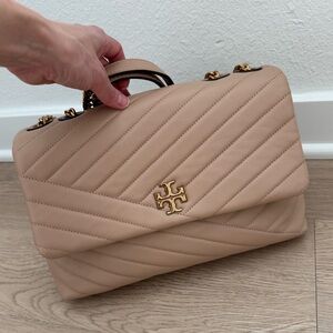 TORY BIRCH KIRA CHEVRON CONVERTIBLE SHOULDER BAG